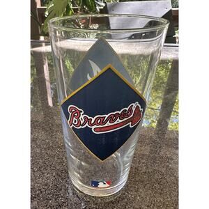 Vintage Atlanta Braves Collectible Glass Texaco 1994 All-Star Game